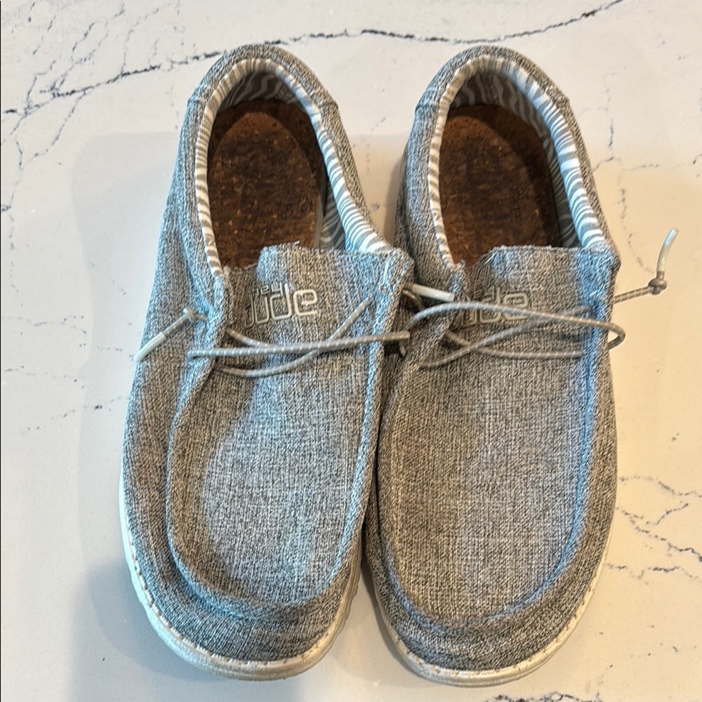 Hey Dude Light Gray Slip-On Shoes